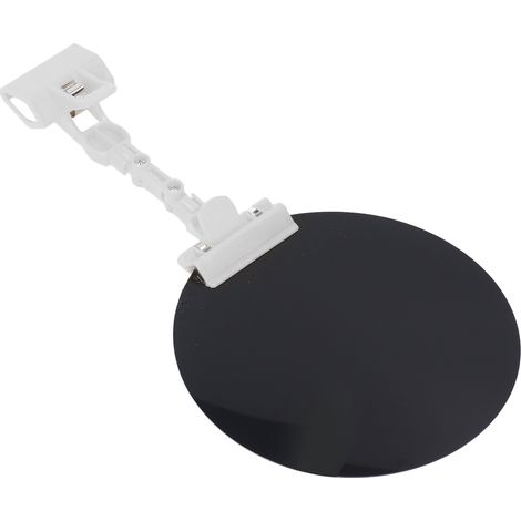 Cache soudure occultant verre organique pare étincelles 18 cm rond sans lunettes pour TIG avec clip ajustable blanc 1 pièce (1/5)