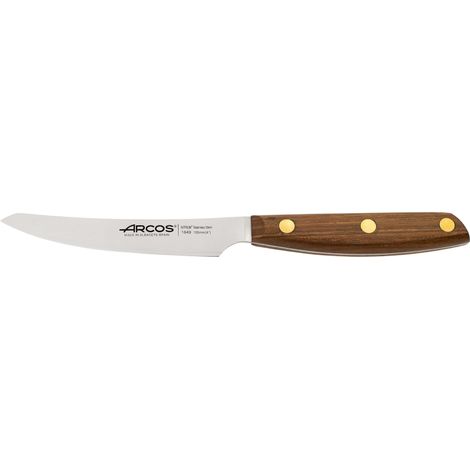 Arcos Nordika Series - Couteau à steak - Acier inoxydable NITRUM - Lame de 100 mm - Manche de Ovengkol Bois 100% naturel de forêts certifiées FSC® - Emballage 100% recyclé (1/5)