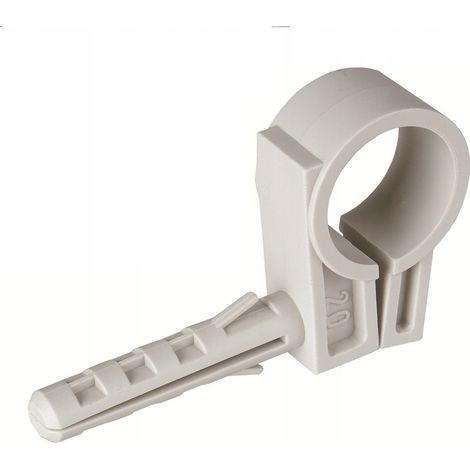 Staffa LATERALE per tubi Morsetto Ø 25 mm [10 pz.] (1/2)