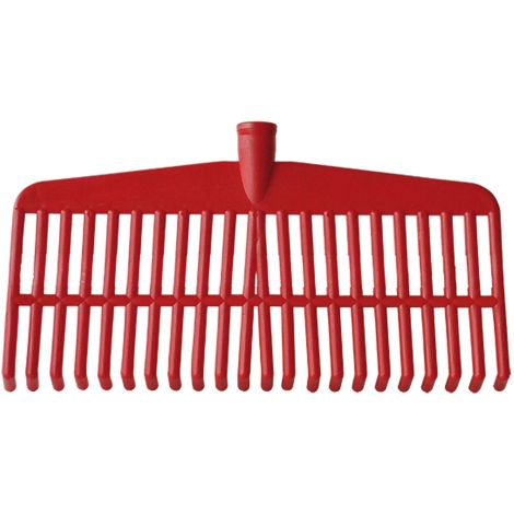 Rateau polypropyle'ne pour olives et noisettes 22 dents 39 cm rateaux sans manche