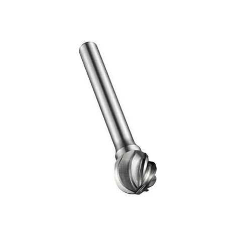 Fraise à fraiser D.9,6mm tête KUD - longueur 8mm, carbure blanc (1/3)