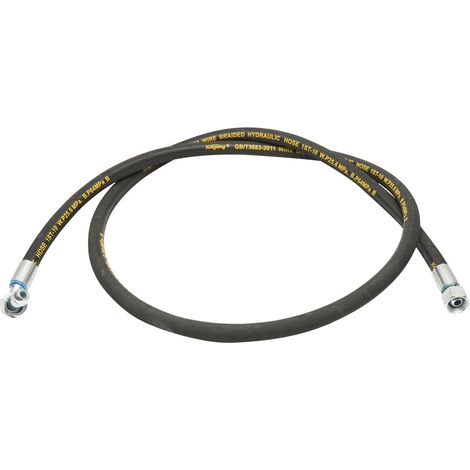 Tubo flessibile di pressione DN10 crimpato con raccordi 2000mm M20x1,5 90 gradi, M20x1,5 Breckner Germany (1/4)