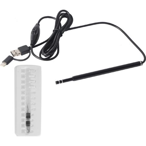 Extracteur de cérumen, miroir de nettoyage, endoscope, extracteur de cérumen, caméra, outils de soin des oreilles (1/5)