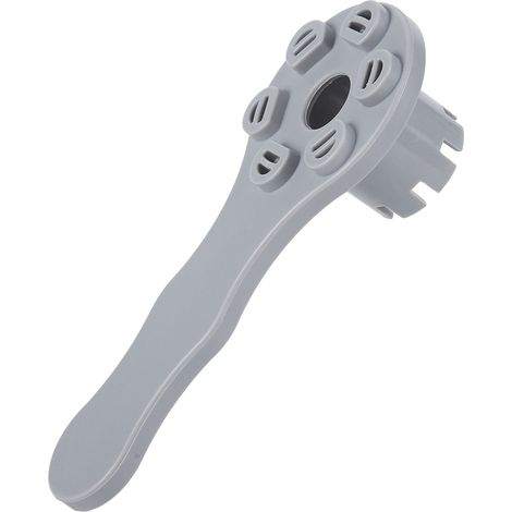 Clé de valve à air 6 encoches en PVC gris pour bateau pneumatique kayak radeau canoë (1/5)