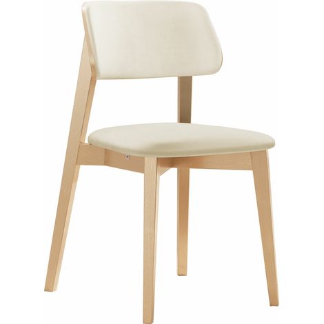 Silla Dearborn 100, Haya, 80x46x49cm, Tapiz, De madera, Madera