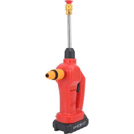 Akku-Hochdruckreiniger, wasserdicht (IPX7), tragbar, mit um 180° drehbarer Düse, für Auto, Garten und Zaun, 100–240 V, EU-Stecker (1/5)