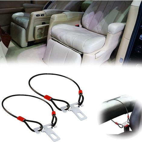 Cerradura para coche, 2 piezas, accesorios para autocaravanas, cerradura antirrobo para puertas y asientos de autocaravanas, accesorios para caravanas (60 cm) (1/5)