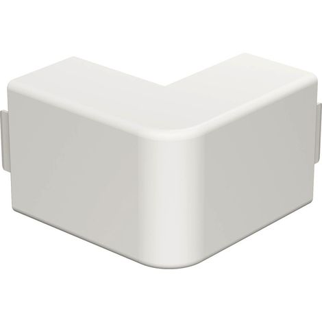 OBO Bettermann Capucha de esquina exterior sin halógenos 40x60mm policarbonato/acrilonitrilo-butadieno-estireno blanco puro RAL 9010, 6175630