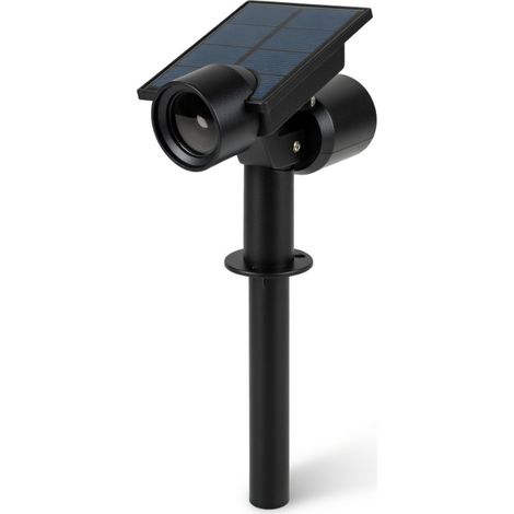 Lampe solaire a piquet pour pelouse orientable lumiere chaude (1/5)