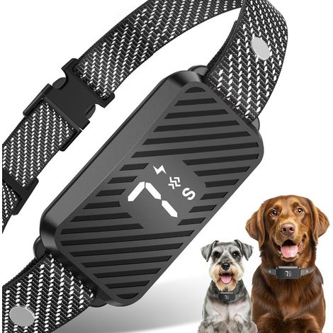 collier anti aboiement chien (grands, moyens et petits) — Efficace et intelligent — Rechargeable — 7 niveaux de sensibilité, 3 modes — Étanche (1/3)