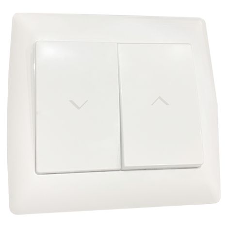 Inverseur encastrable pour volet roulant 86x83 mm (1/3)
