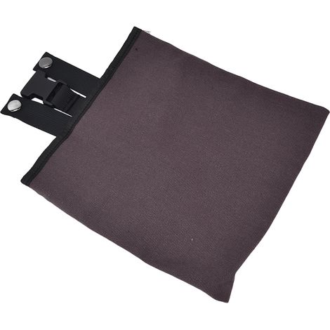 Sac de cueillette en toile, pliable, portable, épais, au design unique et simple, sac banane pour la cueillette de fruits en camping, marron (1/5)
