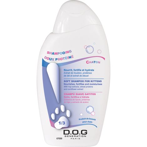 Shampoing doux protéiné chaton Dog génération
