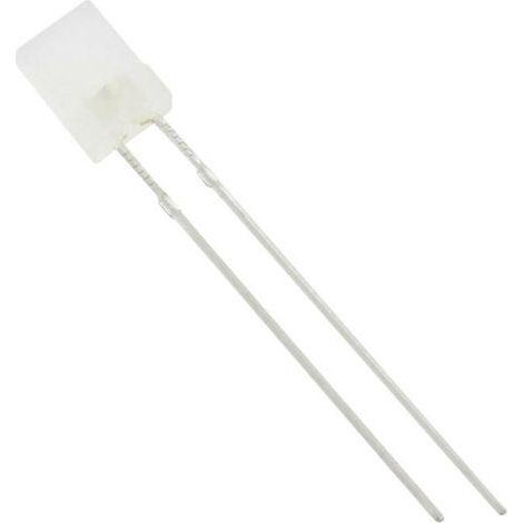 HuiYuan 2534W2D-KHD-C LED blanc rectangulaire 2 x 5 mm 1250 mcd 120 ° 20 mA X727381 (1/2)