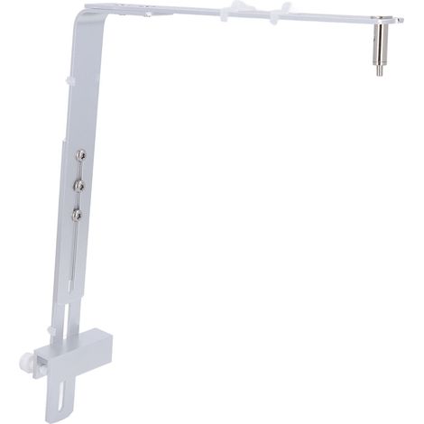 Support de lumière d'aquarium en alliage d'aluminium, Kit professionnel de support d'aquarium à hauteur réglable pour lampe suspendue argent (1/5)