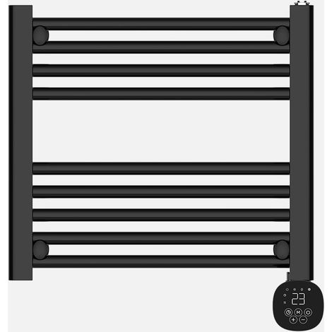Elektrischer Handtuchhalter 300W Schwarz 3 Modi 54x52cm Scuti Serie (1/2)