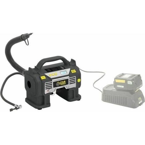 Fartools 18V Kompressor Luftkompressor Schwarz Tragbar