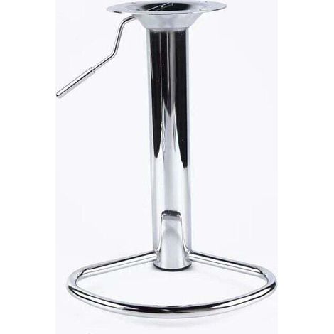 Tabouret de bar pivotant en acier, design moderne avec repose-pieds et poignée, montage facile Ortviai (1/4)
