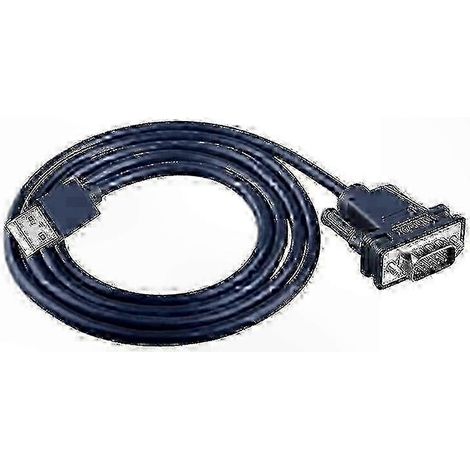 Câble adaptateur série RS232, longueurs 1,2M/2M/3M, gaine PVC écologique, transmission fiable du signal, connectique robuste pour équipements industriels et périphériques, lot de 3 tailles pratiques. (1/5)