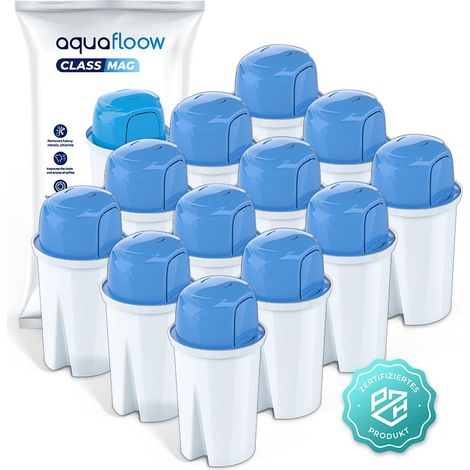Cartouches de Filtre À Eau Au Magnésium pour Carafe Les Filtres Nettoient L'eau Et L'enrichissent En Magnésium pour B15 Standard, Classic, Classic – 12 pièces (1/5)