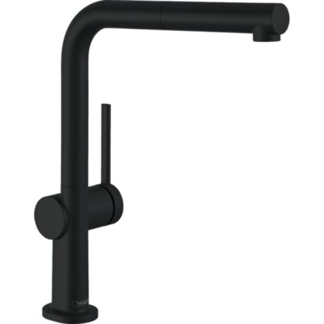 Grifo de cocina con ducha HANSGROHE Talis M54 270 sBox negro mate