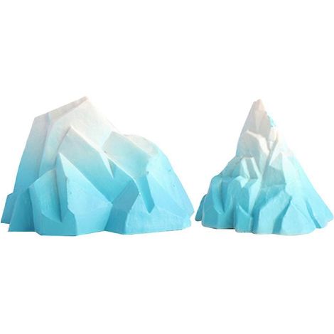 Lot de 2 décorations Floeberg pour aquarium, ornement pour aquarium. (1/5)