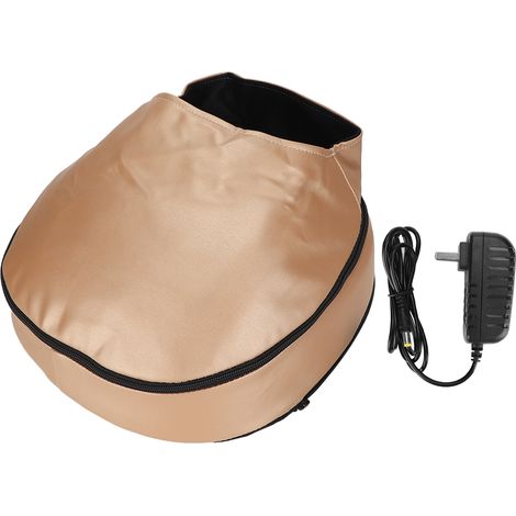 Grand chausson chauffant électrique masseur pour pieds, jambes et dos, avec coussin chauffant, prise US 100-240V, chaussons de massage chauds. (1/5)
