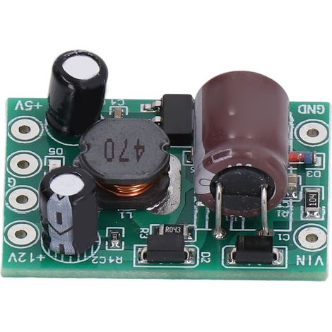 2-Wege-Spannungsreglermodul, 24–100 V DC-Abwärtswandler mit dualem 5-V- und 12-V-Ausgang, Schaltnetzteilplatine für Elektronikprojekte (1/5)