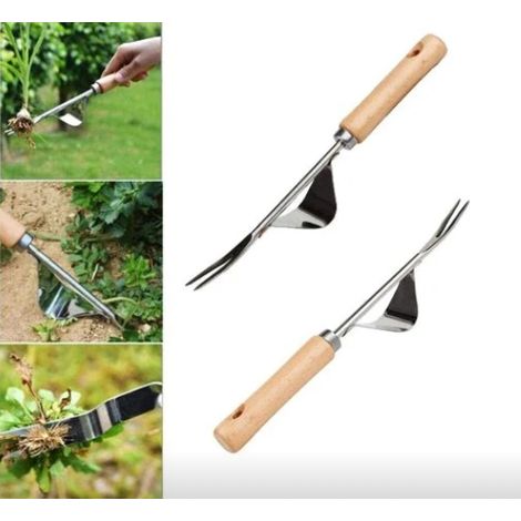 2 Attrezzi da giardino manuali in acciaio inossidabile (1/4)