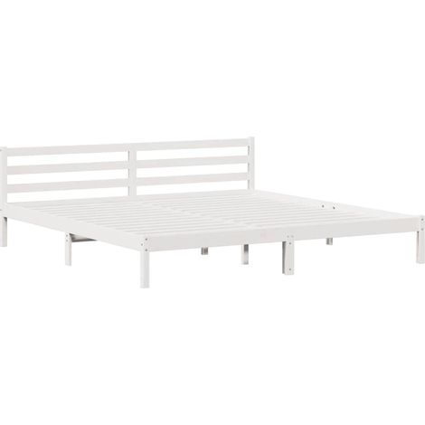 Maison Exclusive - Struttura del letto con testiera Bianco 225,5 x 205,5 x 69,5 cm
