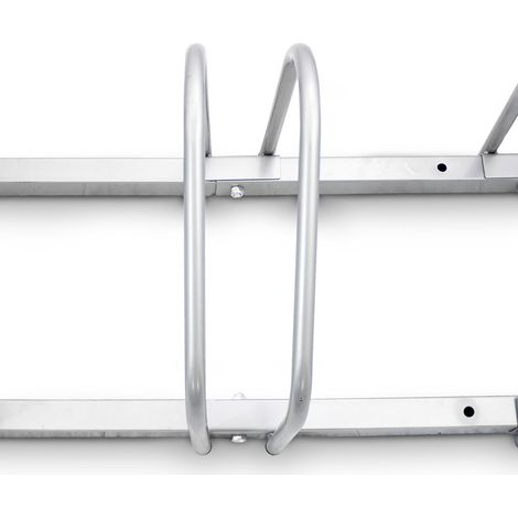 8er Fahrradständer Aufstellständer Radständer Fahrrad Bike Ständer Metall Verzinkt Platzsparend (Für 8 Fahrräder (2x 4er Ständer)) (1/5)