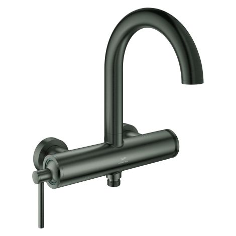 Einhand-Wannenbatterie Atrio 24367 Wandmontage hard graphite geb. (1/4)