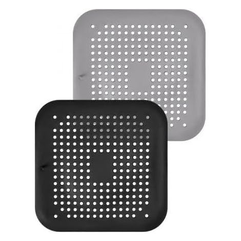 Juego de 2 filtros de silicona para ducha y lavabo - Filtro para cabello - Filtro de desagüe - Filtro de ducha - Para baño, bañera, cocina y lavabo (1/5)