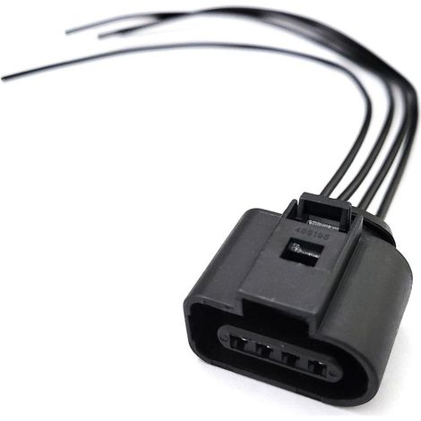 1 Connecteur 4 Broches. Câble 20cm. Pour Capteur Oxygène. Moteur Essuie-glace. Compatible VAG (1/4)