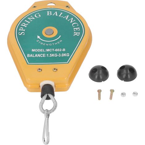 Spring Balancer Adjustable Tension Iron Stainless Steel Tool Holder Hanging Equipment 3.3 to 6.6lb