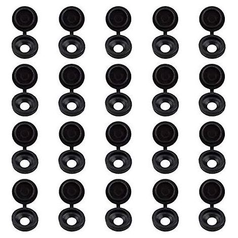 50-schraubenabdeckungen-schwarze-kunststoff-klappkappen-staubdichte-gummikappen-schnappkappen-schwarz (1/5)