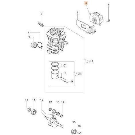 KOMPLETTER SCHALLDÄMPFER ORIGINAL EMAK 50170189BR