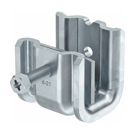 OBO Bettermann Staffa per trave esecuzione pesante 6-21mm Acciaio zincato a caldo, 1486232