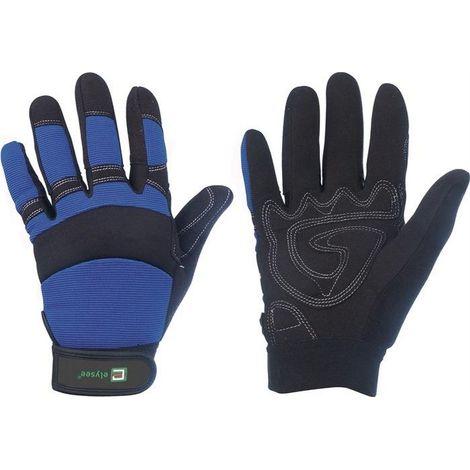 Kunstlederhandschuhe Master Gr.9 schwarz/blau Kunstleder (1/3)