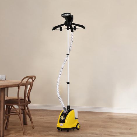 Défroisseur vapeur vertical 1,4 L 1950 W tige télescopique jaune (1/5)