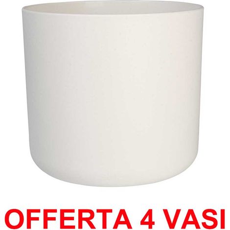 ELHO OFFERTA 4 VASO B.FOR SOFT ROUND 16CM BIANCO
