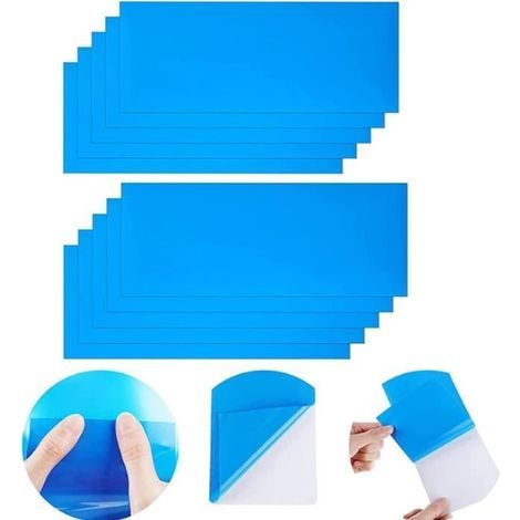 Schwimmbad-Reparaturset – 12-teilig – selbstklebendes PVC – Weiß (1/4)