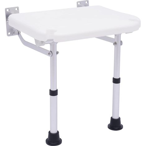 Sedile pieghevole per montaggio a parete, sedia da bagno, sedia da doccia, sedile pieghevole per anziani, carico massimo 100 kg
