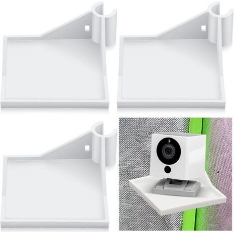 FENOPLASTICALot de 4 étagères d'angle pour tente de culture - Accessoires polyvalents pour tente de culture (1/5)