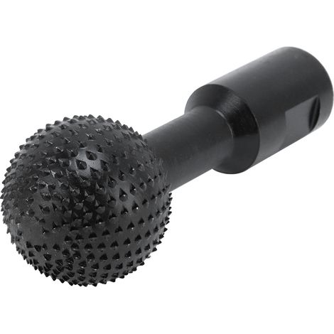Fraise rotative sphérique de 10 mm en acier au carbone pour meuleuse d'angle type 115 (1/5)