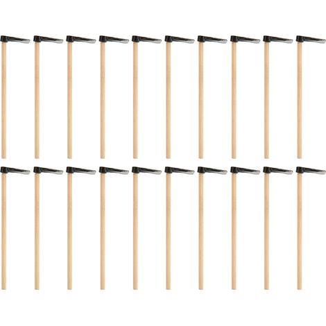 20 pièces Mini Pelle en Bois Outil de Jardin Décoratif pour Maison de Poupée 1/12 1/6, Jouet Miniature Réaliste (1/5)