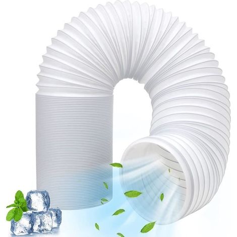 Tuyau d'évacuation d'air - Yuragim - A195 - PVC Flexible - 150mm - Universel (1/4)