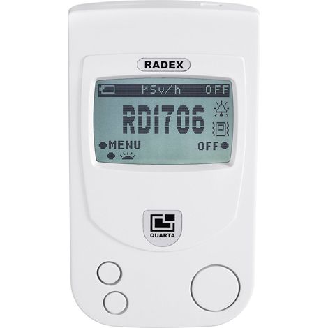 Compteur Geiger - Radex - RD 1706 - Blanc - Filaire - Mesure de la radioactivité (1/2)
