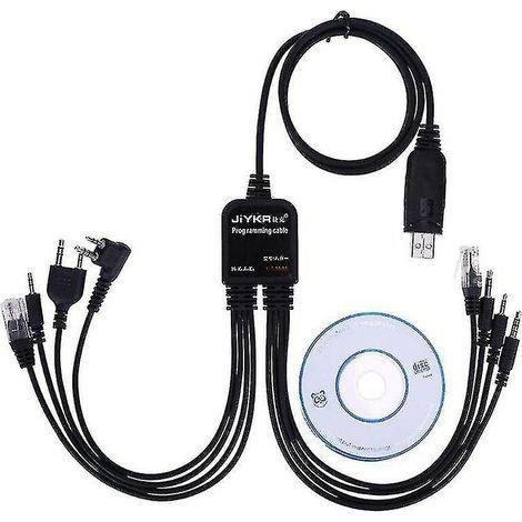 8-in-1 USB-Programmierkabel für Baofeng, Motorola, Kenwood, Tyt, Qyt (1/3)