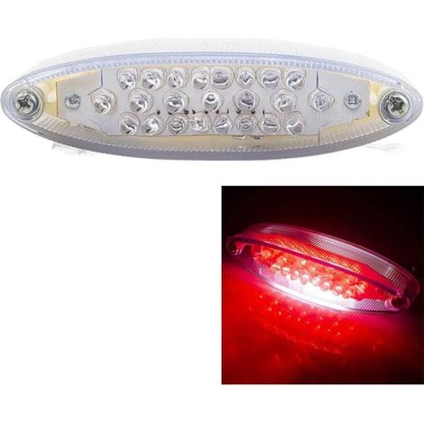28 LED Motorrad ATV Hinterradbremse Stopp Kennzeichenleuchte für ATV LTZ King Quad Runner DR DRZ 650 400 (weiß) (1/4)